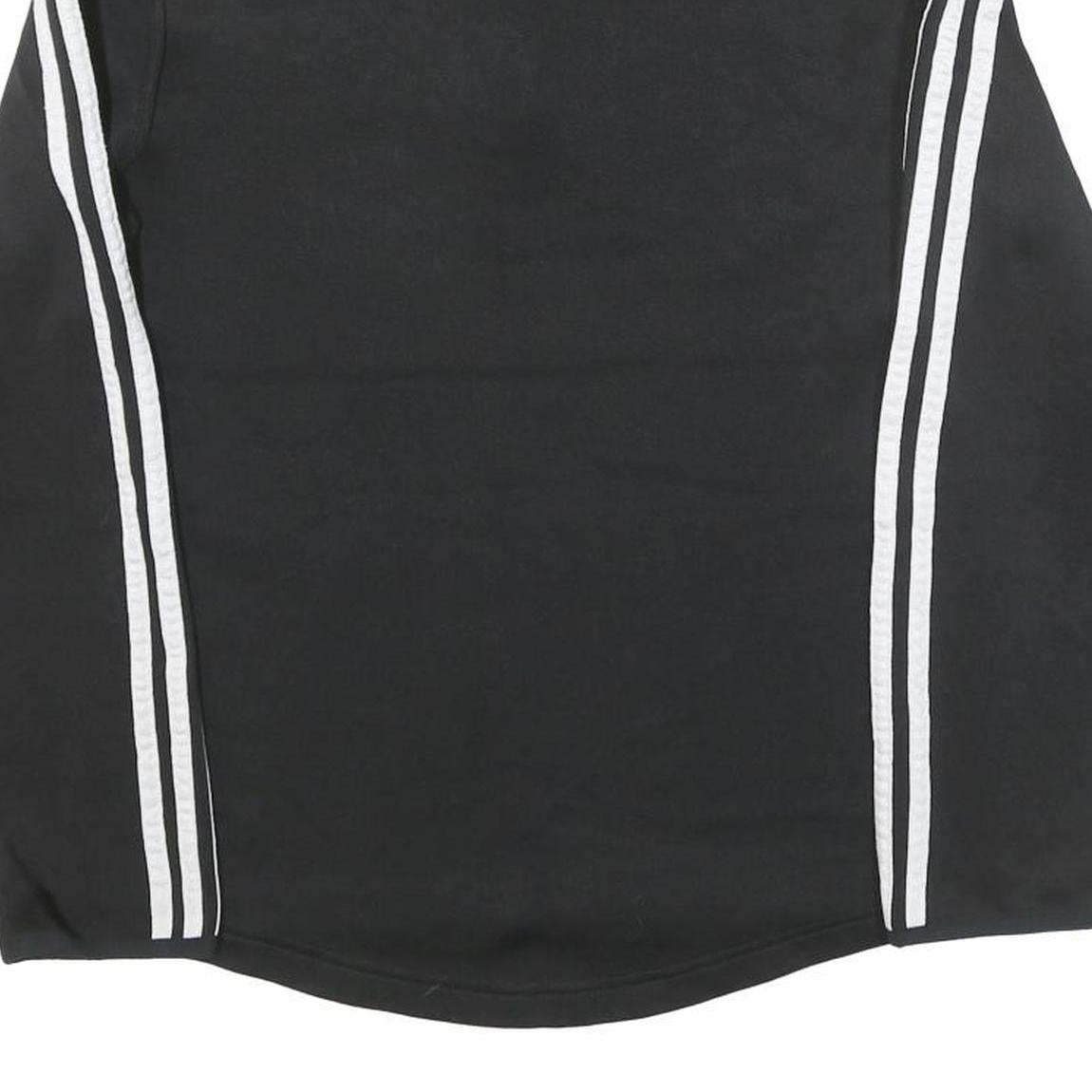 ADIDAS Mens Black & White Miami Hoodie Zip Jacket XS Polyester Blend Sportswear