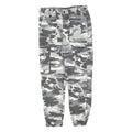 Womens Slim Fit Cotton Blend Grey Camouflage Cargo Trousers W28 L25 Zip Pockets