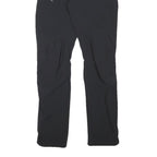 QUECHUA Womens Polyester Blend Black Regular Trousers W26 L29 Outdoor Zip