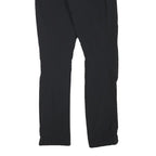 QUECHUA Womens Polyester Blend Black Regular Trousers W26 L29 Outdoor Zip
