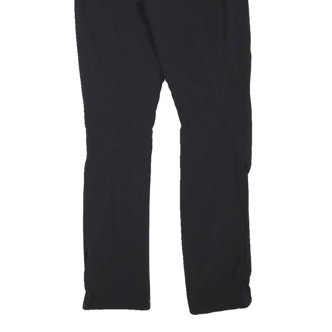 QUECHUA Womens Polyester Blend Black Regular Trousers W26 L29 Outdoor Zip