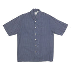 LEVI'S Mens Blue Pattern Shirt S Cotton Short Sleeve Casual Button Shirt