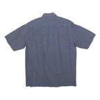 LEVI'S Mens Blue Pattern Shirt S Cotton Short Sleeve Casual Button Shirt