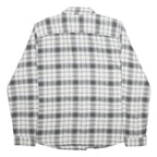 PATAGONIA Mens Grey & White Check Shirt L Long Sleeve Cotton Casual