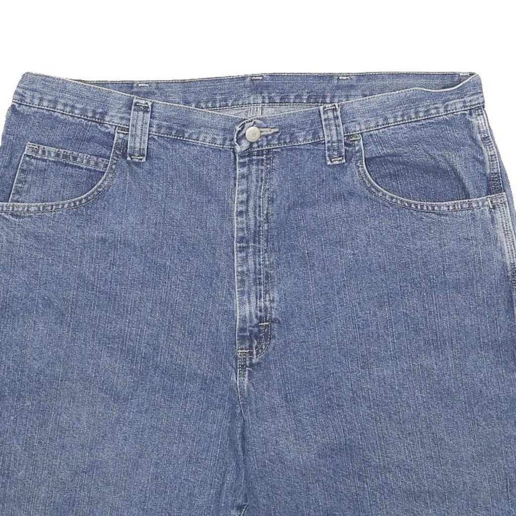 WRANGLER Mens Denim Blue Casual Shorts XL W38 Cotton Relaxed Fit