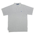 POLO RALPH LAUREN Mens Grey S Cotton Polo Shirt Short Sleeve Classic Fit