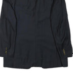 CANALI Mens Navy Blue Wool Classic Jacket M Tailored Button Plain Blazer