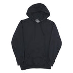 HA Mens Black Hoodie XL Cotton Blend Pullover Sweatshirt with Print