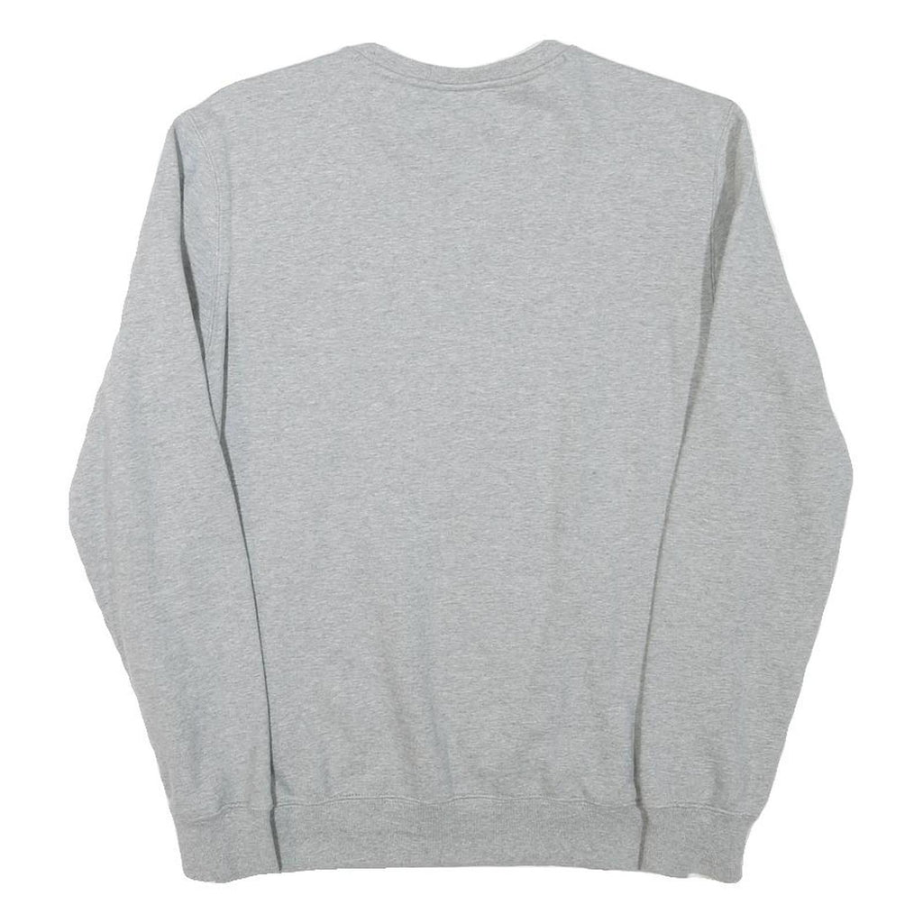 CHAMPION Mens Grey S Crew Neck Sweatshirt Cotton Blend Logo Casual