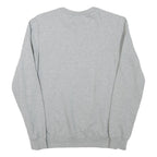 CHAMPION Mens Grey S Crew Neck Sweatshirt Cotton Blend Logo Casual