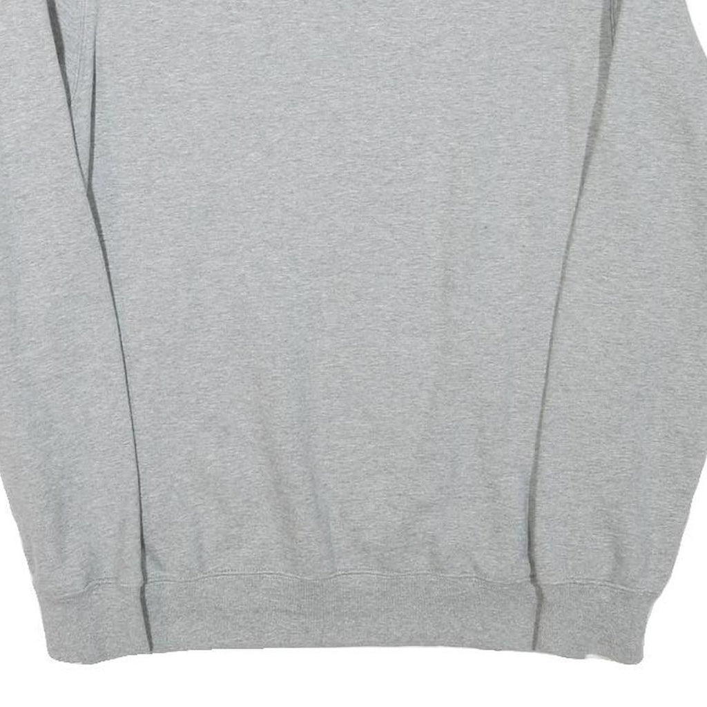 CHAMPION Mens Grey S Crew Neck Sweatshirt Cotton Blend Logo Casual