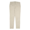 LEVI'S Mens Cotton Beige Slim Slim Tapered Trousers W30 L32 Casual Wear