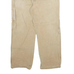 DICKIES Mens Regular Fit Beige Denim Jeans W40 L30 Workwear Zip Closure