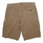 DICKIES Mens Shorts Brown Cargo Cotton Blend 3XL W38 Workwear Relaxed Fit