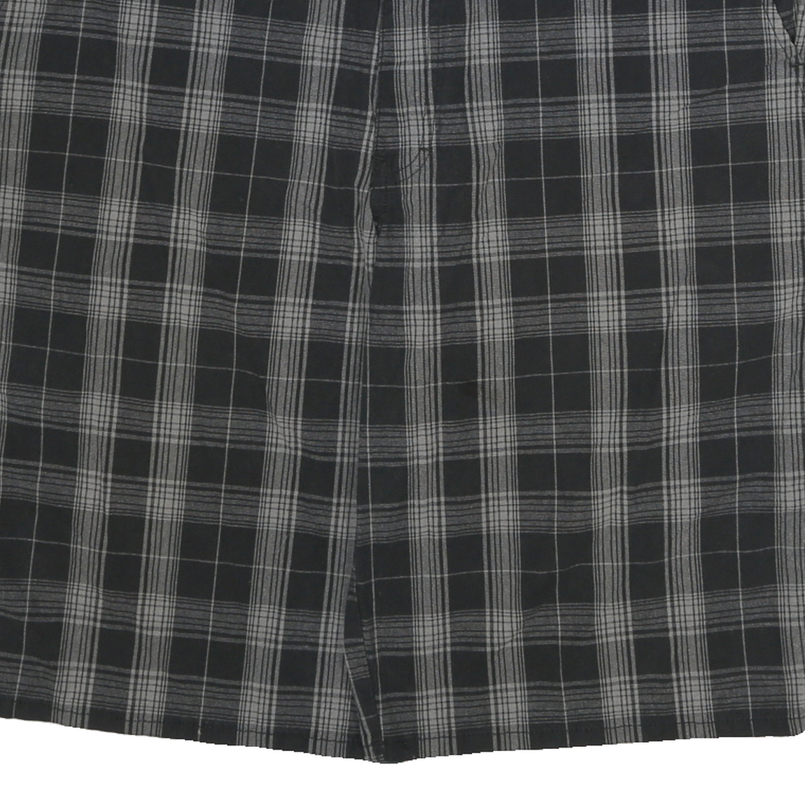 DICKIES Mens Shorts Black & Grey Check 2XL W38 Cotton Blend Casual Workwear