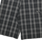 DICKIES Mens Shorts Black & Grey Check 2XL W38 Cotton Blend Casual Workwear