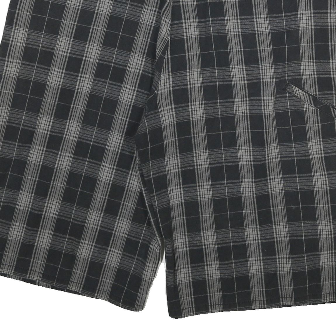 DICKIES Mens Shorts Black & Grey Check 2XL W38 Cotton Blend Casual Workwear