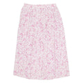 Womens A-Line Skirt Pink Midi Floral L