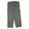 WRANGLER Mens Regular Grey Cotton Blend Cargo Jeans W38 L32 Zip Pockets