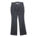 LEVI'S 593 Womens Jeans Dark Blue Regular Regular Fit Denim W25 L31 Button Fly