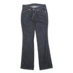 LEVI'S 593 Womens Jeans Dark Blue Regular Regular Fit Denim W25 L31 Button Fly