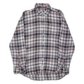 LERROS Mens Shirt White Check Long Sleeve L