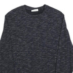 C&A Mens Black Marle Cotton Blend Crew Neck Sweatshirt S Casual Pullover