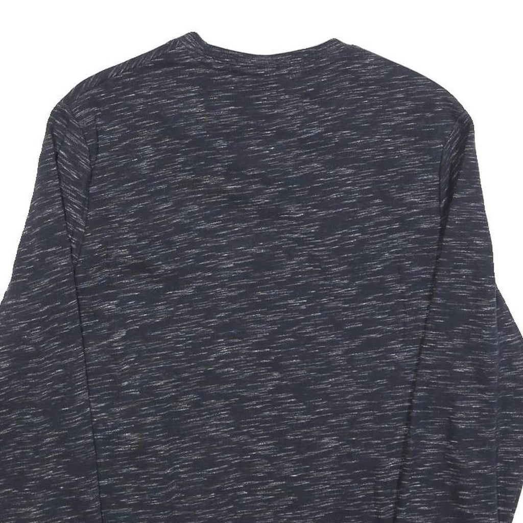 C&A Mens Black Marle Cotton Blend Crew Neck Sweatshirt S Casual Pullover