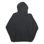 ADIDAS Womens Black Hoodie UK 10 Cotton Blend Pullover Casual Sportswear