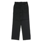 DICKIES Mens Polyester Blend Black Classic Straight Trousers W30 L32 Workwear