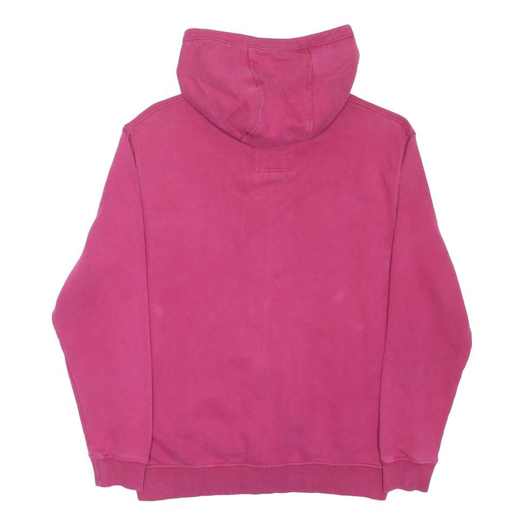 VANS Womens Pink Zip Up Hoodie M Cotton Blend Casual Sweatshirt
