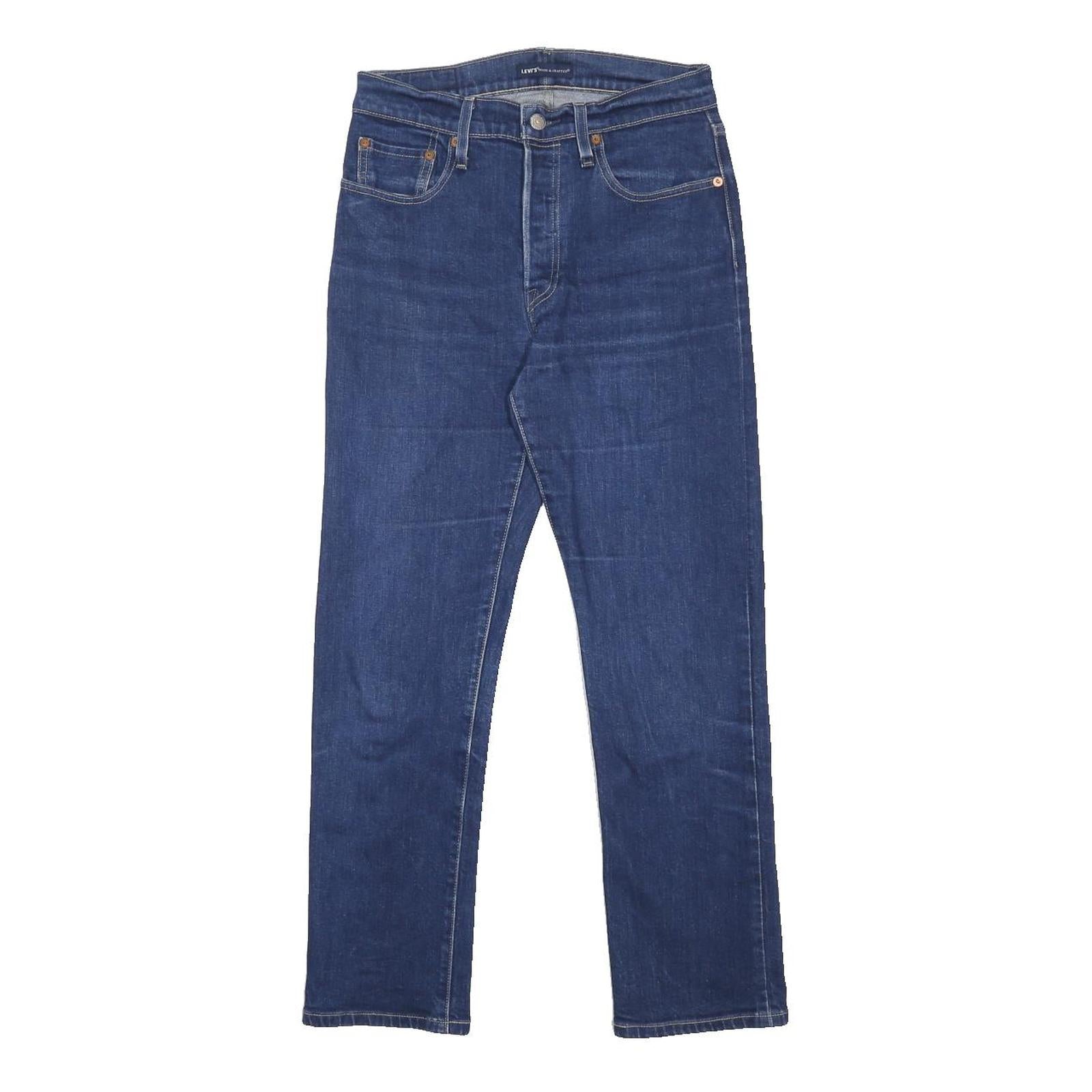 LEVI'S 501C MADE & CRAFTED Womens Jeans Blue Regular Straight Denim Medium W28