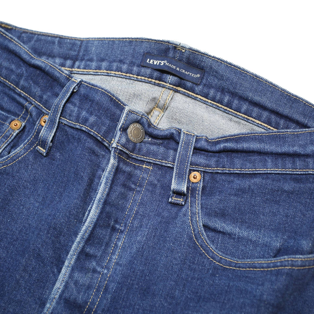 LEVI'S 501C MADE & CRAFTED Womens Jeans Blue Regular Straight Denim Medium W28
