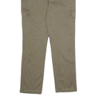 Mens Cotton Blend Regular Fit Cargo Trousers Beige W30 L30 Casual Workwear