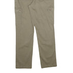 Mens Cotton Blend Regular Fit Cargo Trousers Beige W30 L30 Casual Workwear