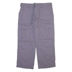CARHARTT Carpenter Womens Trousers Grey Regular Straight W34 L27