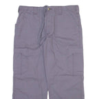 CARHARTT Carpenter Womens Trousers Grey Regular Straight W34 L27