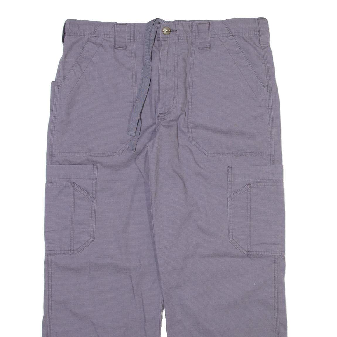 CARHARTT Carpenter Womens Trousers Grey Regular Straight W34 L27
