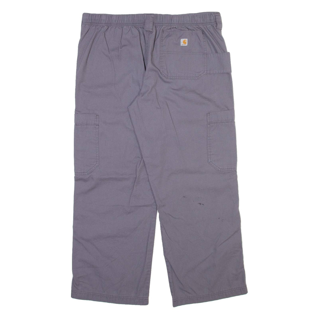 CARHARTT Carpenter Womens Trousers Grey Regular Straight W34 L27