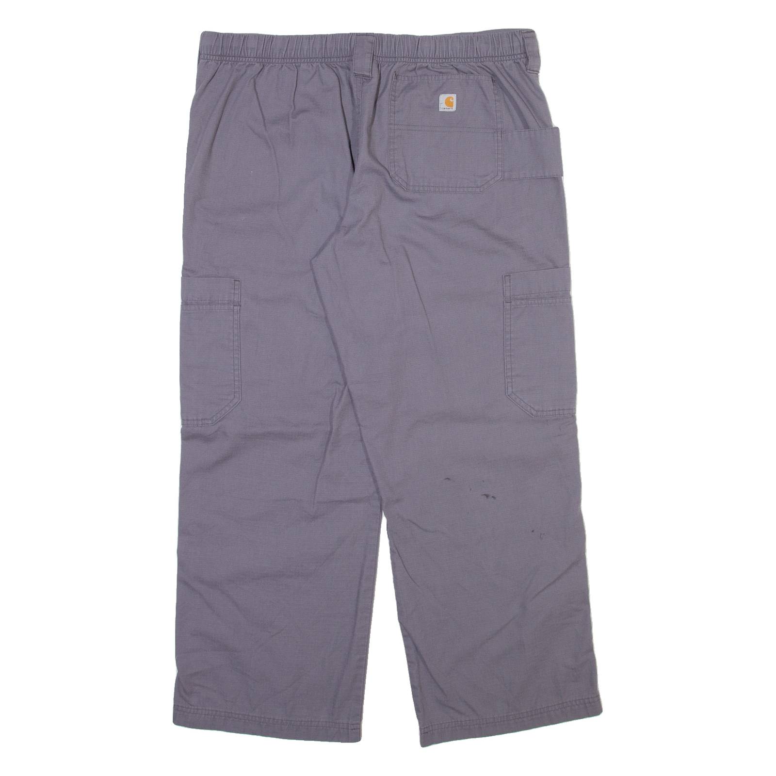 CARHARTT Carpenter Womens Trousers Grey Regular Straight W34 L27