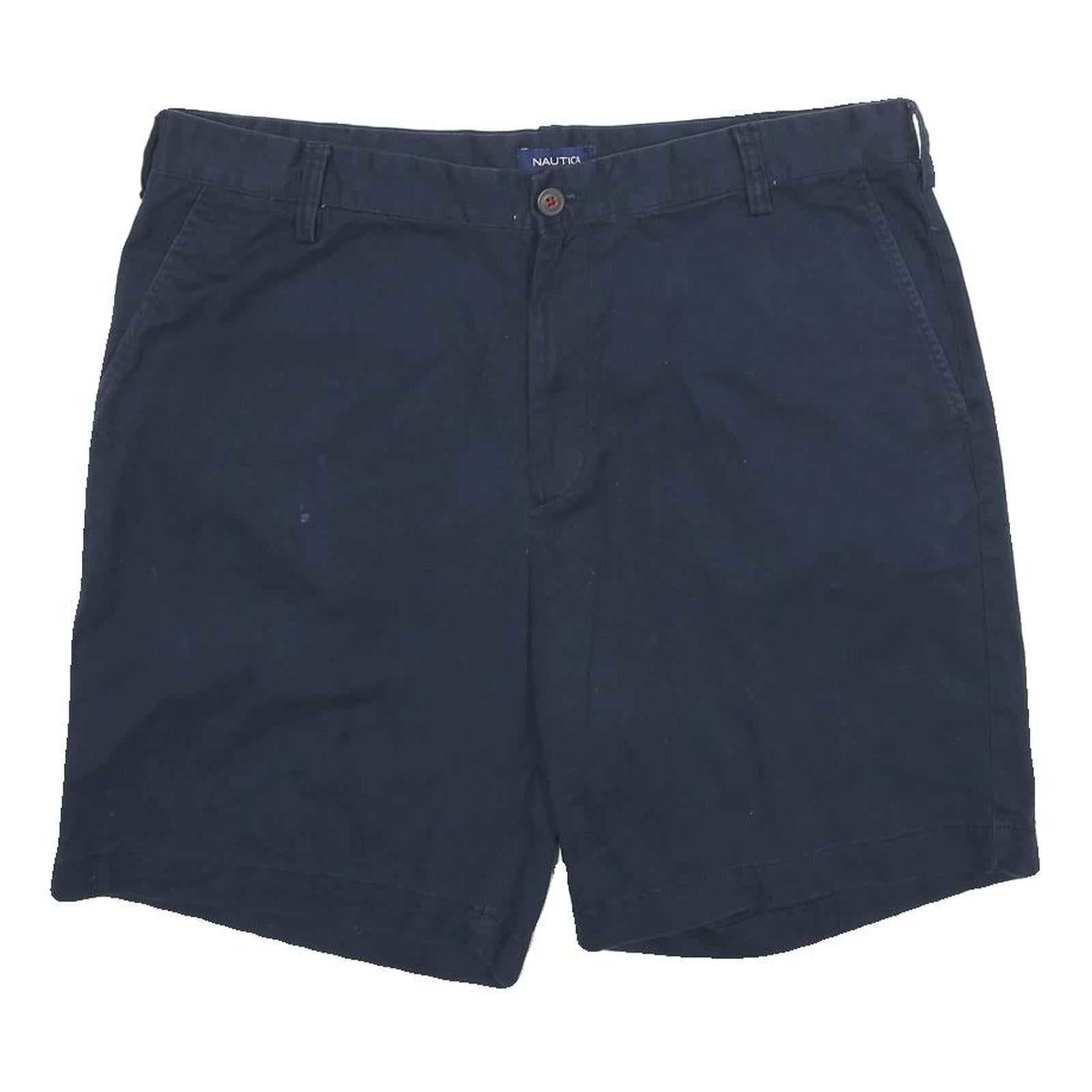 NAUTICA Mens Shorts Blue Casual L W36 Cotton Blend Summer Relaxed Fit