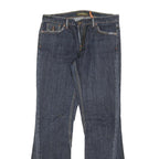 DAVID KAHN Womens Jeans Blue Regular Flared Denim Medium W30 L32 Stylish Pockets