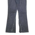DAVID KAHN Womens Jeans Blue Regular Flared Denim Medium W30 L32 Stylish Pockets