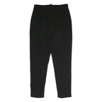 COLOUR OF THE WORLD Womens Black Regular Fit Cotton Blend Trousers W30 L30