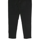 COLOUR OF THE WORLD Womens Black Regular Fit Cotton Blend Trousers W30 L30
