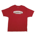 CHAMPION Mens Red Bridgewater College Lacrosse Graphic T-Shirt 2XL Short Sleeve
