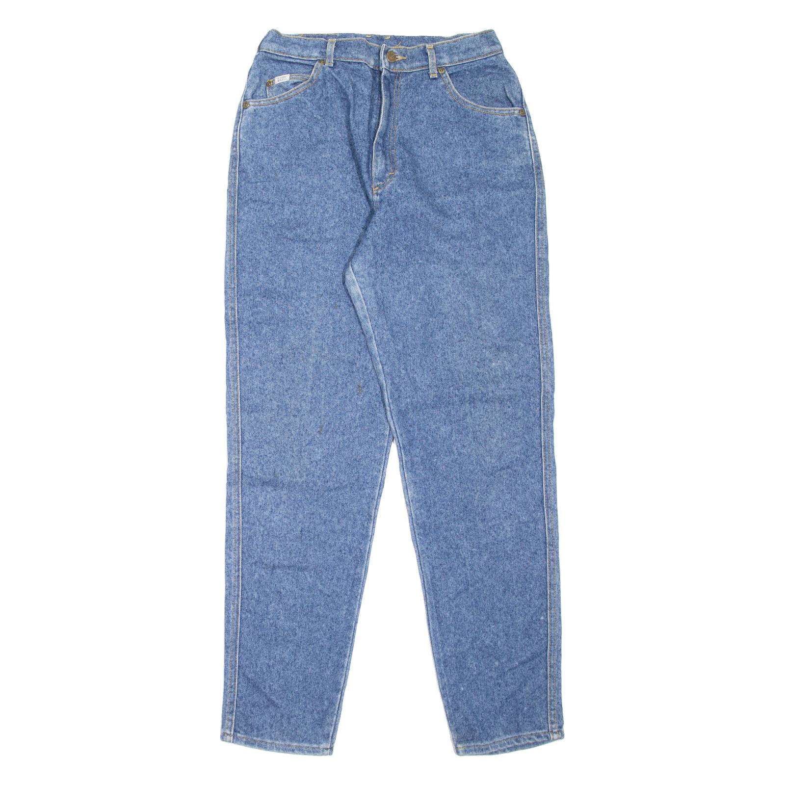LEE Womens Jeans Blue Regular Mom 90s W28 L30