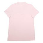 CHIEMSEE Mens Pink Short Sleeve Plain Polo Shirt XL Casual Cotton Top