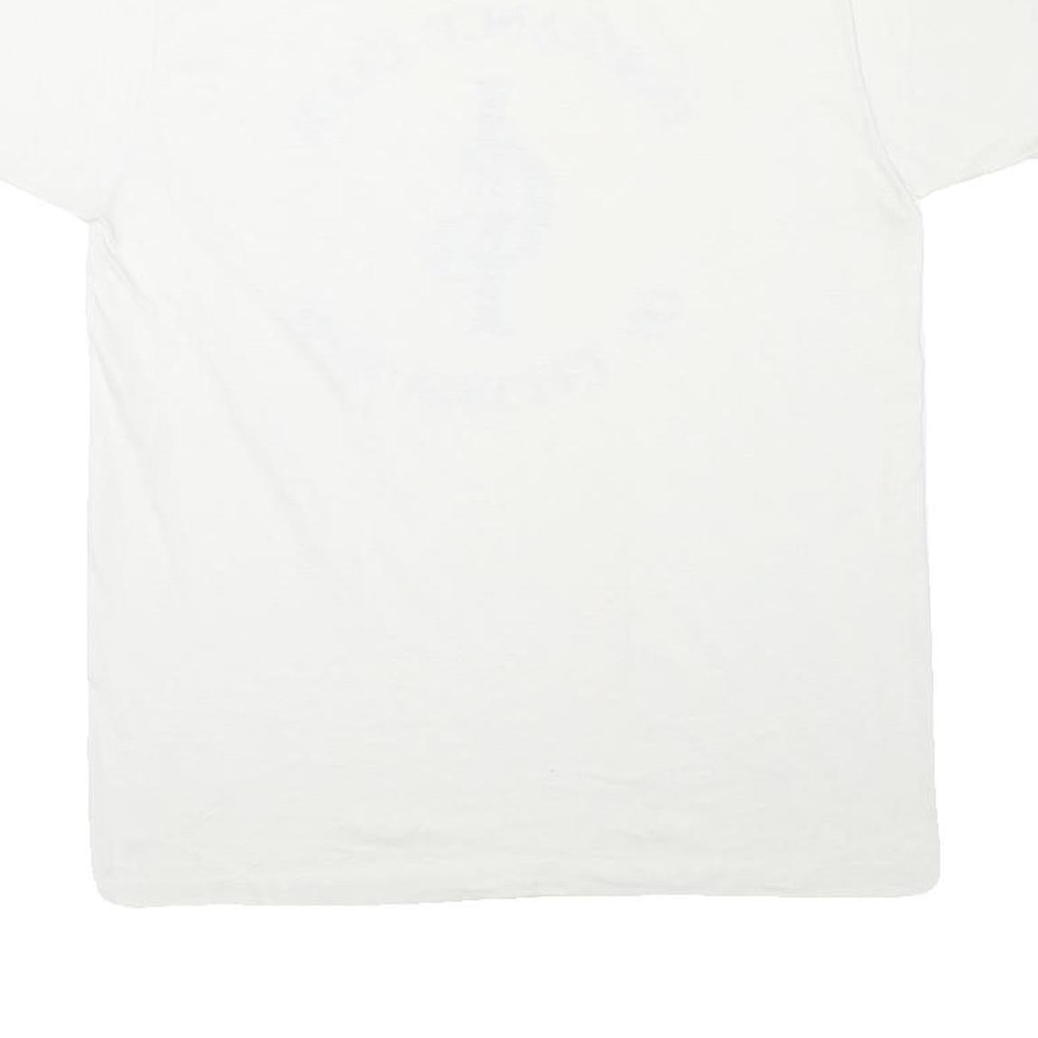 THE BEST Mens White Insurance Club Of Pittsburgh Graphic T-Shirt L Short Sleeve