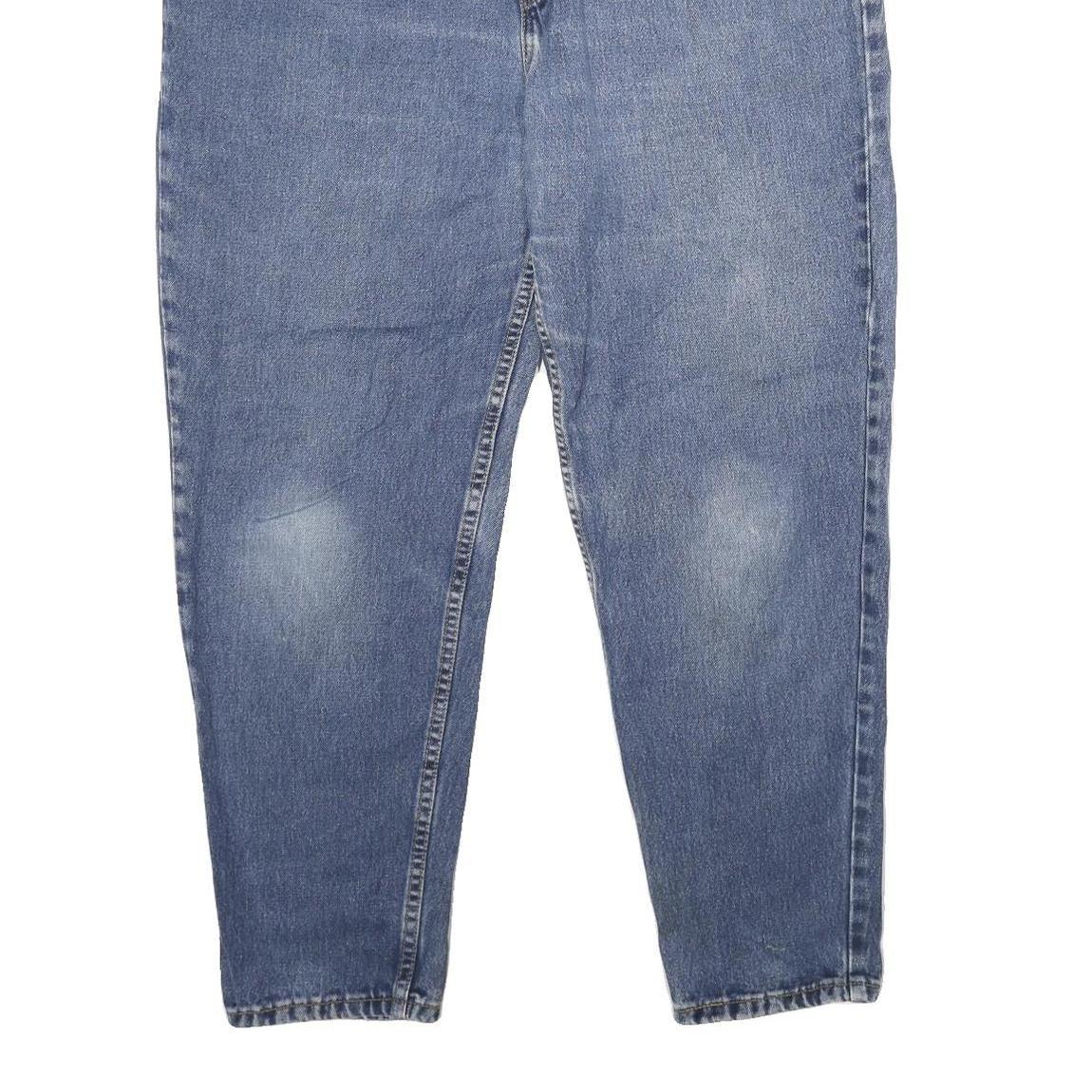 LEVI'S 522 Womens Classic Jeans Blue Denim W34 L30 Stylish Zip Closure